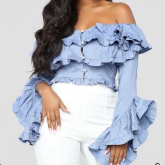 Sassy Ruffle Top - Picture 2 of 5